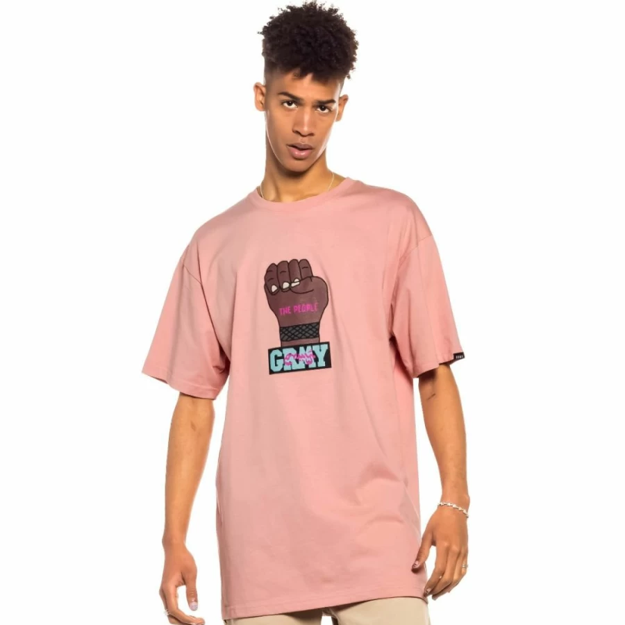 Grimey "Day Dreamer" Peach T-Shirt - Casual Spring Tee for Men & Women