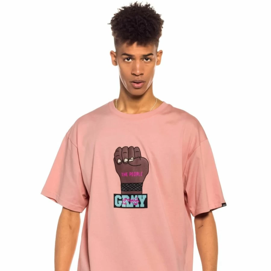 Grimey "Day Dreamer" Peach T-Shirt - Casual Spring Tee for Men & Women