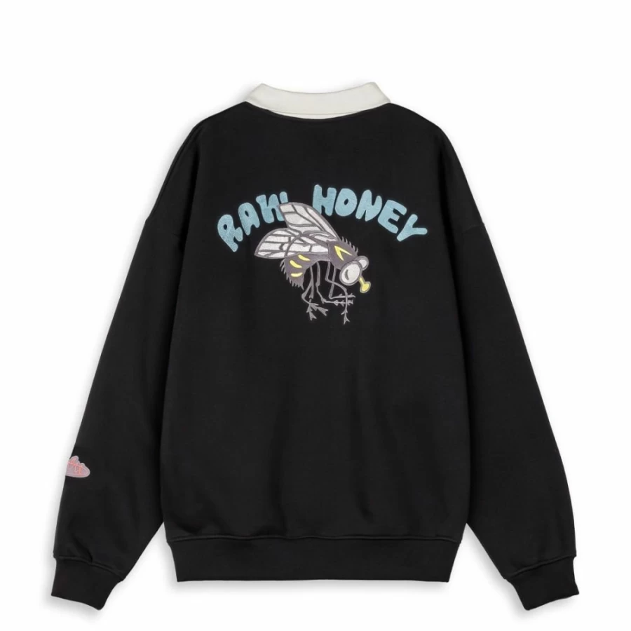 Grimey Bloodsucker Polo Sweatshirt - Black - Spring Summer 2024 Collection