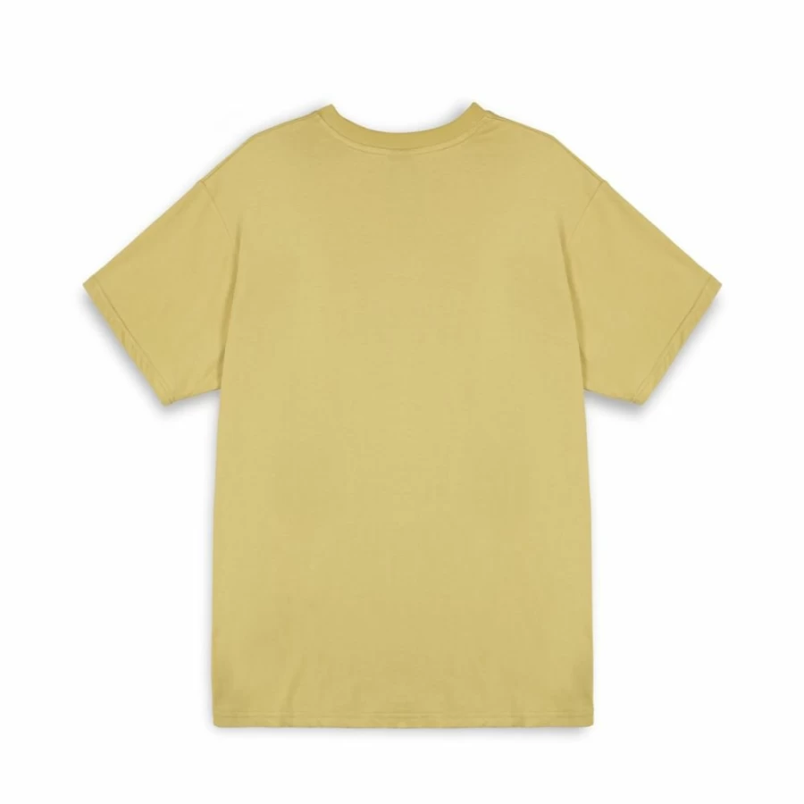 Grimey Burn In Flames Tshirt - Khaki Cotton Tee - SS24 Streetwear Collection