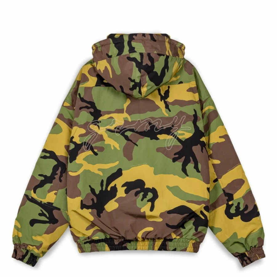Grimey The Strait Talk Camo Print Pullover Jacket - Camouflage Hoodie - Fall Winter 2023 Collection