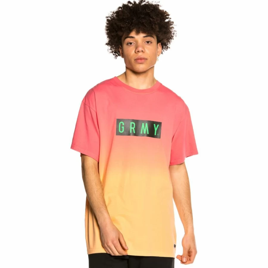 Grimey "Hope Unseen" Grime Shorts & "Frenzy" Graphic Tee - Black & Pink - Summer 2021 Collection