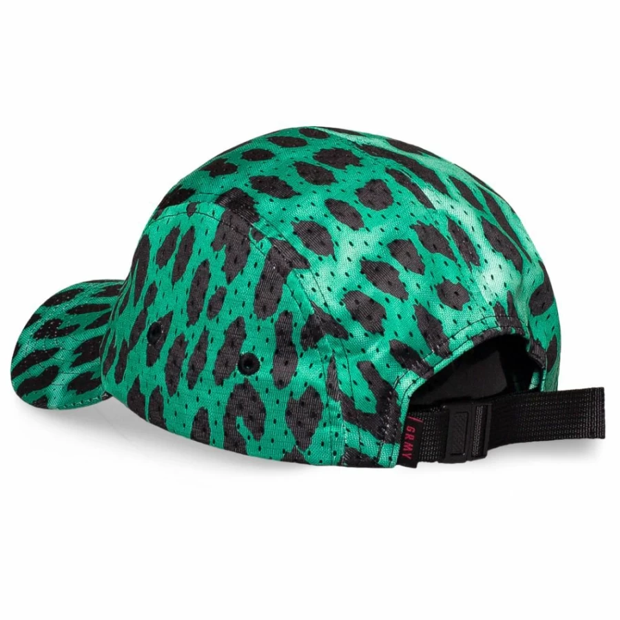 Grimey Yanga 5-Panel Cap SS20 Green - Stylish Streetwear Snapback for Men & Women