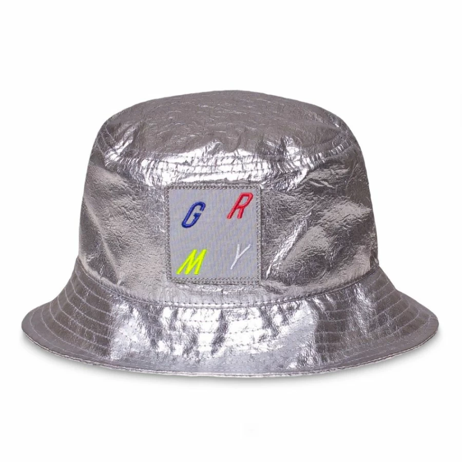 Grimey Planete Noire Silver Bucket Hat FW19 Streetwear Limited Edition