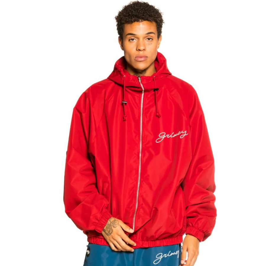 Grimey "Martinica Fact" Pack Pantalon & T-Shirt Set - Red/Navy - Fall 2021 Collection