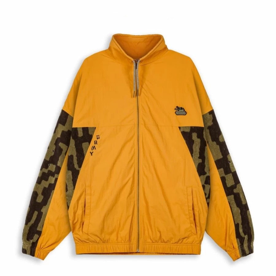 Grimey Lucky Dragon Mustard Jacket - SS24 Streetwear Coats & Outerwear