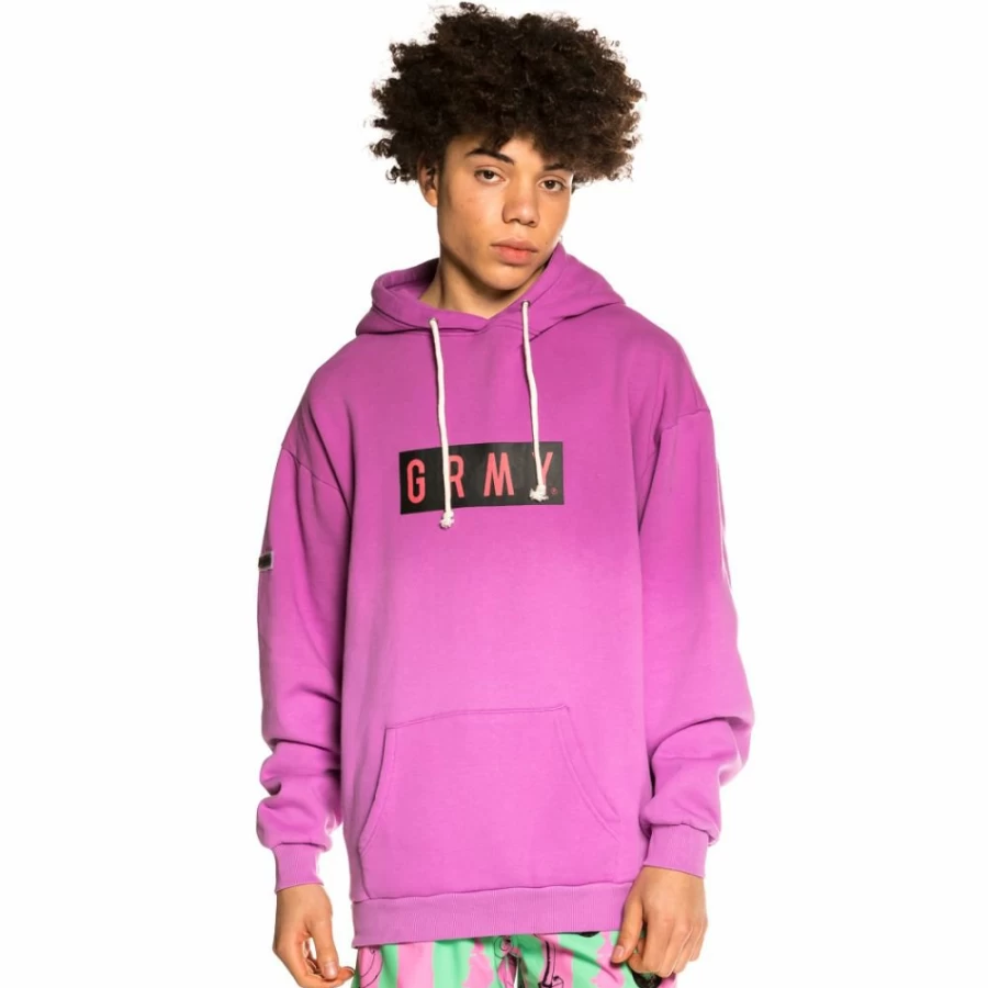 Grimey "Frenzy" Purple Hoodie - Streetwear Sweatshirt for Men & Women
