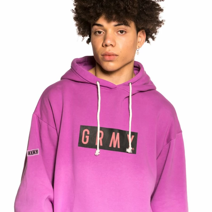 Grimey "Frenzy" Purple Hoodie - Streetwear Sweatshirt for Men & Women