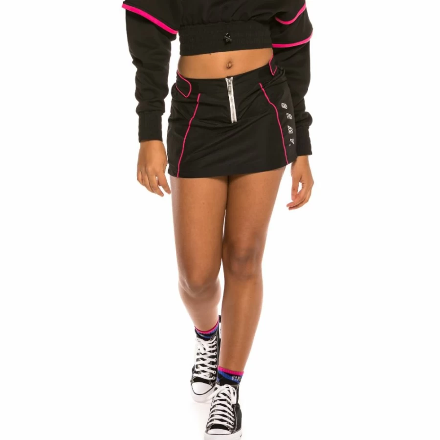 Grimey Urmah Dojo All Over Print Skirt in Black - Stylish Streetwear SS20 Collection