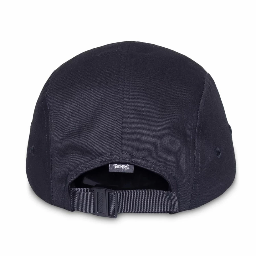 Grimey Gem Cutting 5-Panel Baseball Cap - Black Hipster Hat for Men & Women - Fall 2021 Vintage Style