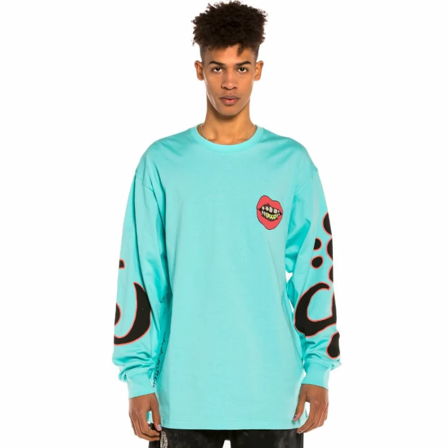 Grimey "Day Dreamer" Long Sleeve T-Shirt - Blue - Spring 2022 Collection