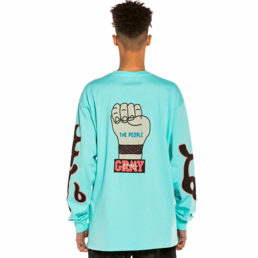 Grimey "Day Dreamer" Long Sleeve T-Shirt - Blue - Spring 2022 Collection