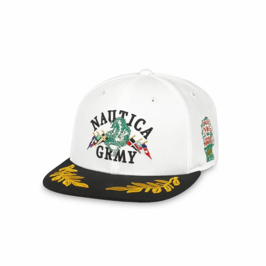 Grimey Mighty Harmonist Nautica Baseball Cap - White SS24 Collection